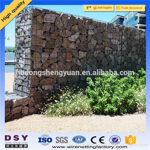 Trade assurance alibaba Good anti-corrosion gabion wire cage rock retaining wall prices